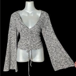 Express brand bell sleeve top size Small. NWOT. EXCELLENT condition!